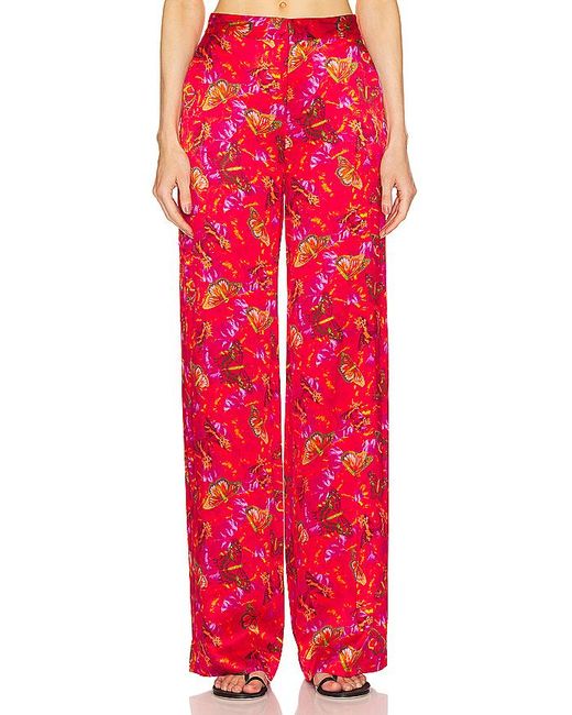 L'Agence Red Livvy Trouser