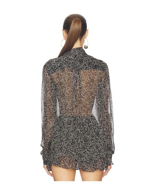 Isabel Marant Brown Leona Top