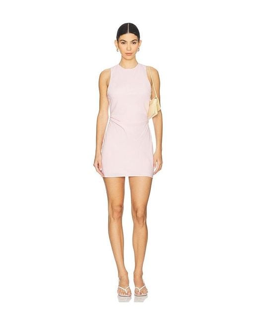 MORE TO COME White Maude Mini Dress