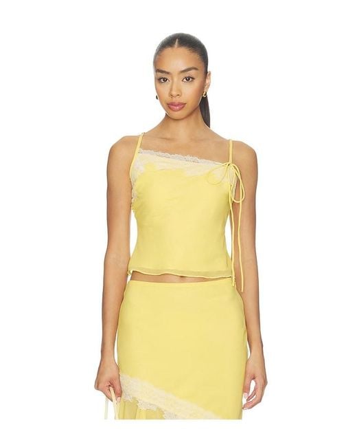 MORE TO COME Yellow Yara Top