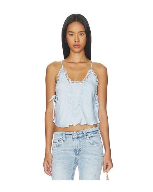 Free People Blue Someone Like You Cami