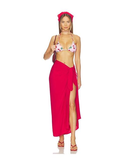 Juillet Pink Paiges Pareo Skirt