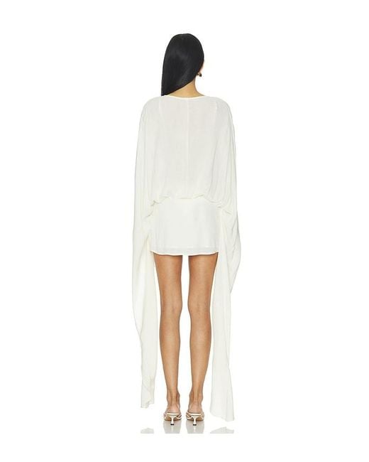 LOBA White Nelly Mini Dress