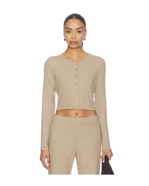 Leset Natural Lauren Crop Cardigan Ii