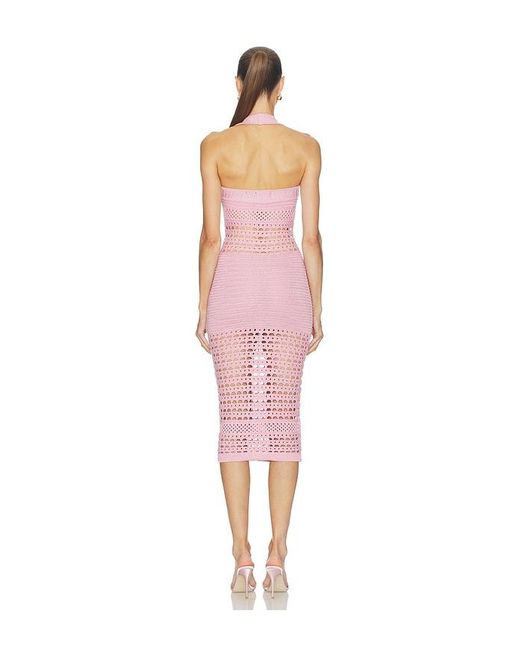 retroféte Pink Jaycee Dress