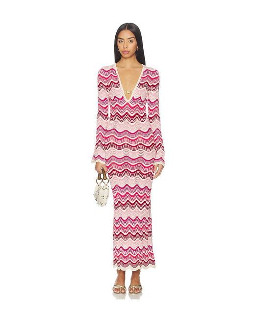 CAPITTANA Red Sandra Dress