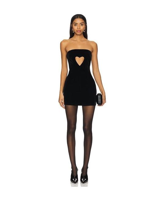 MORE TO COME Black Gionna Mini Dress