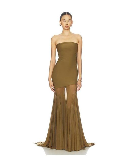 Deme by Gabriella Metallic Dahlia Dress