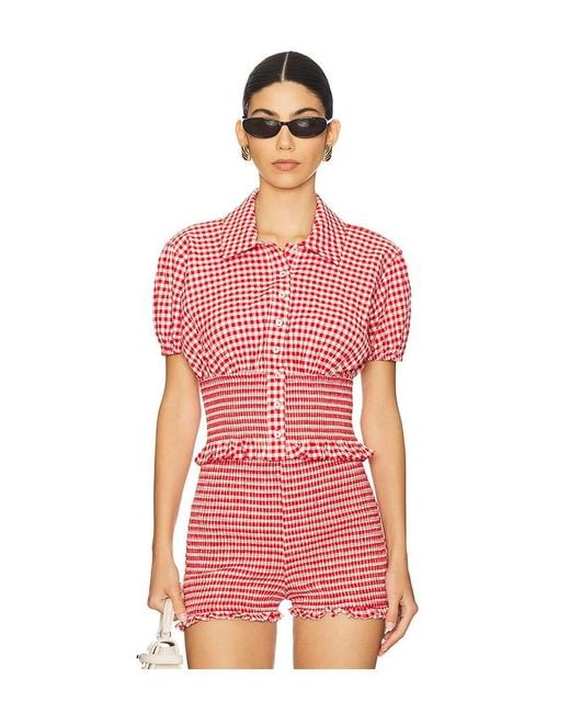 L'academie Red 'Academie Gwen Top
