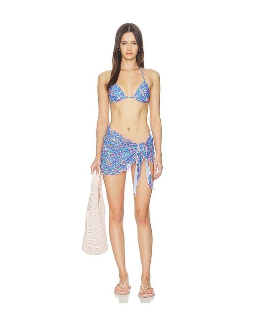 Kulani Kinis Blue Mini Mesh Sarong
