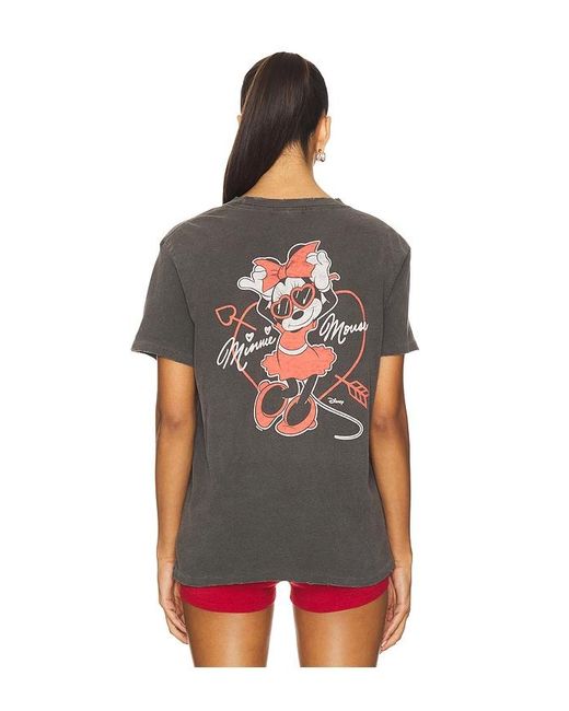 Junk Food Black Minnie Mouse Sunglasses Vintage Tee