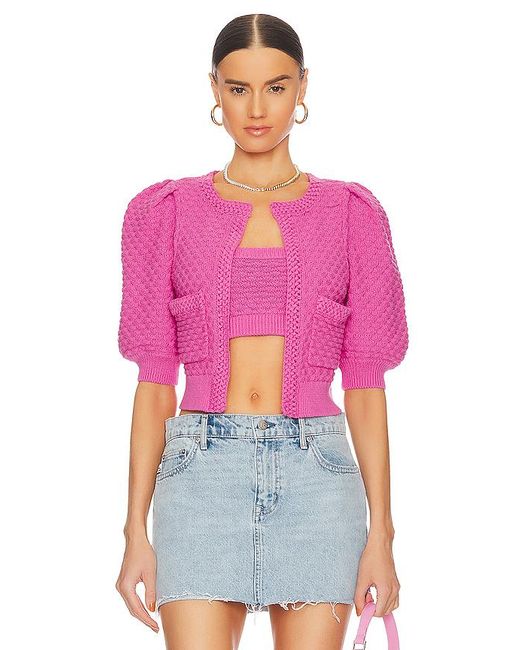 MAJORELLE Pink Cardigan Tamal