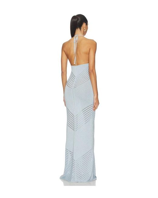 Devon Windsor White Roma Maxi Dress