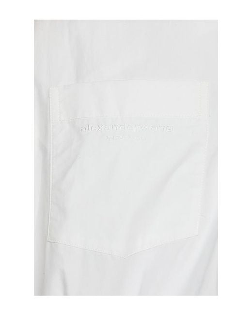 Alexander Wang White Pre-Styled Dress With Tucked Shirt