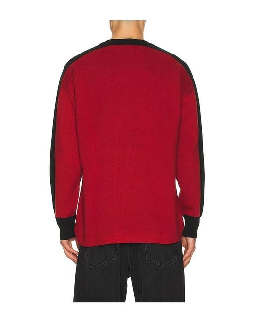 Nike Red Jersey Sweater for men