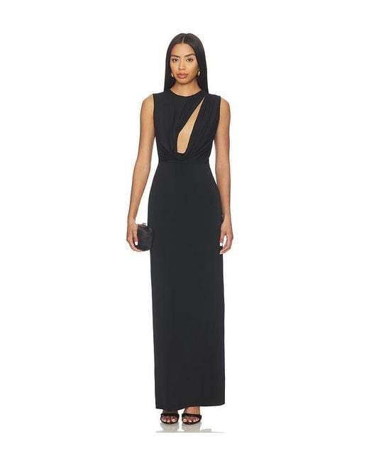 Lovers + Friends Black X Emma Rose Josephine Maxi Dress