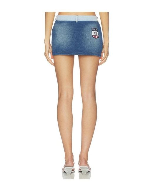 Boys Lie Blue X Von Dutch Mini Skirt