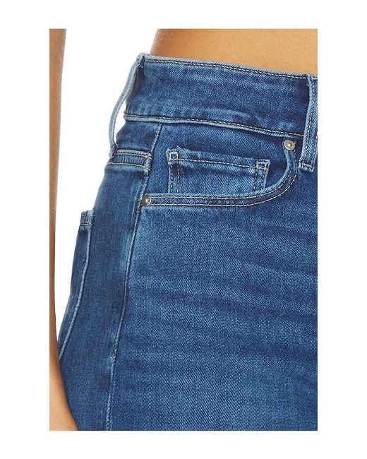 PAIGE Blue Anessa Wide Leg Jeans