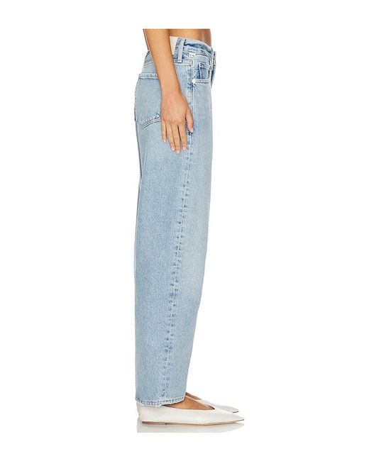 Citizens of Humanity Blue Miro Relaxed Wide Leg Jeans