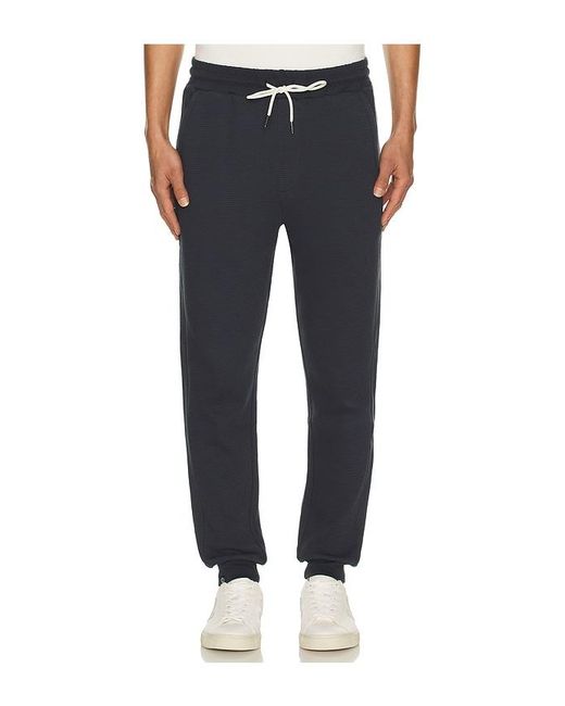 Barefoot Dreams Black Waffle Thermal Jogger for men