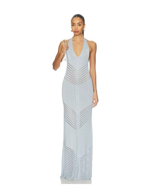 Devon Windsor White Roma Maxi Dress
