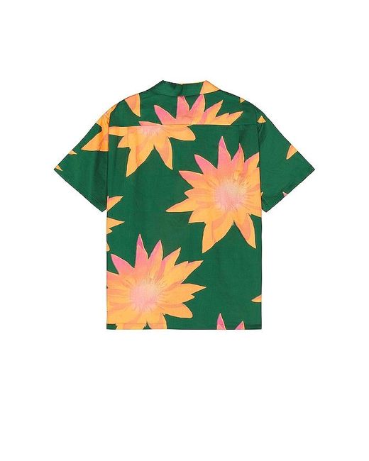 DOUBLE RAINBOUU Multicolor Short Sleeve Hawaiian Shirt for men