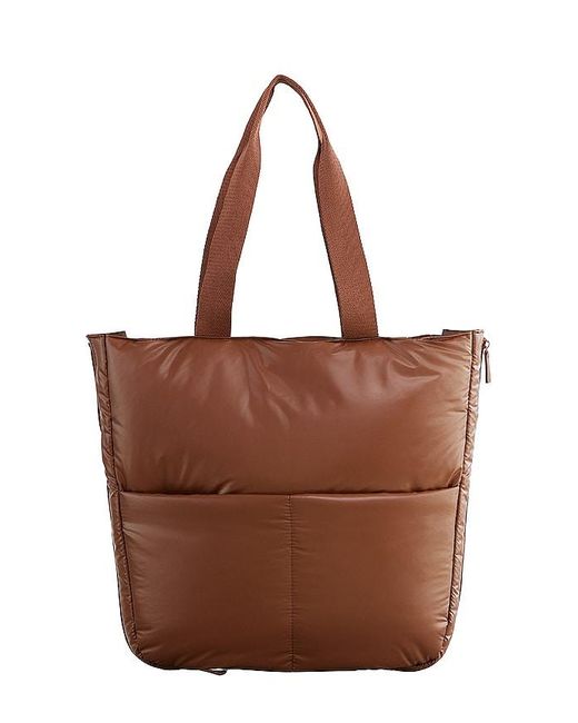 BEIS The Expandable Puffy Tote in Brown | Lyst Australia
