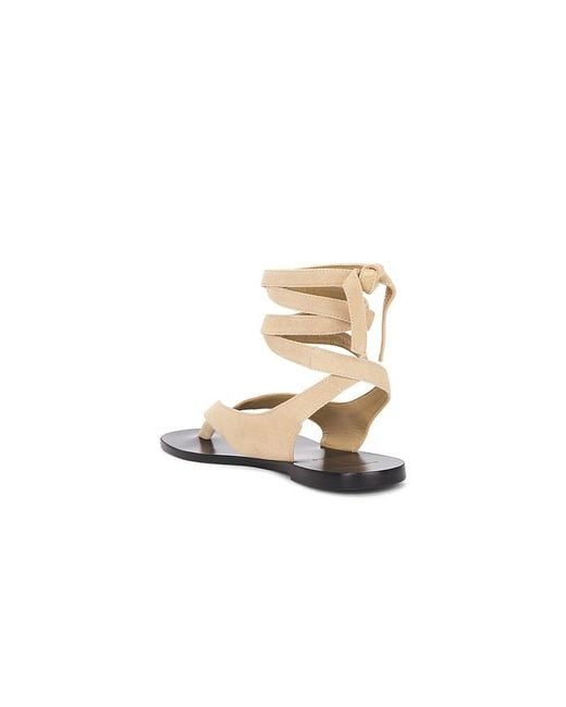Black Suede Studio White Tres Sandal
