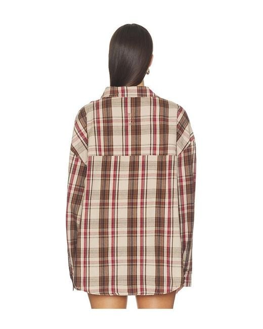 One Teaspoon Multicolor Prairie Check Daria Shirt