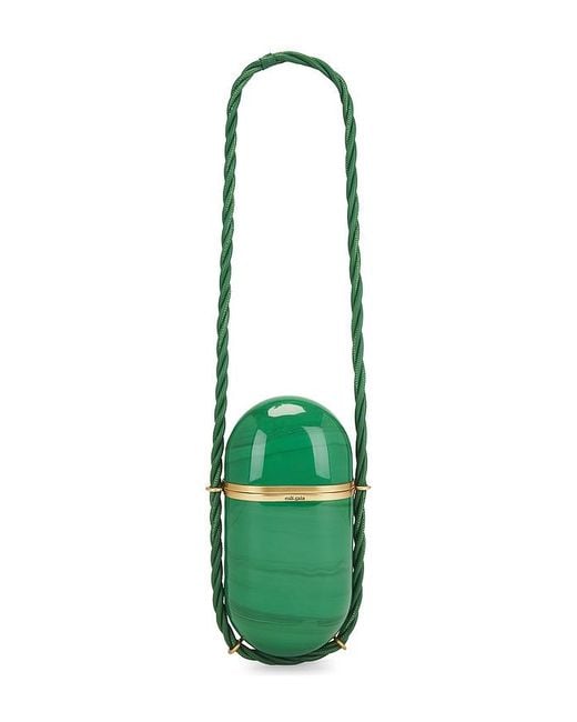 Cult Gaia Green Amulet Clutch