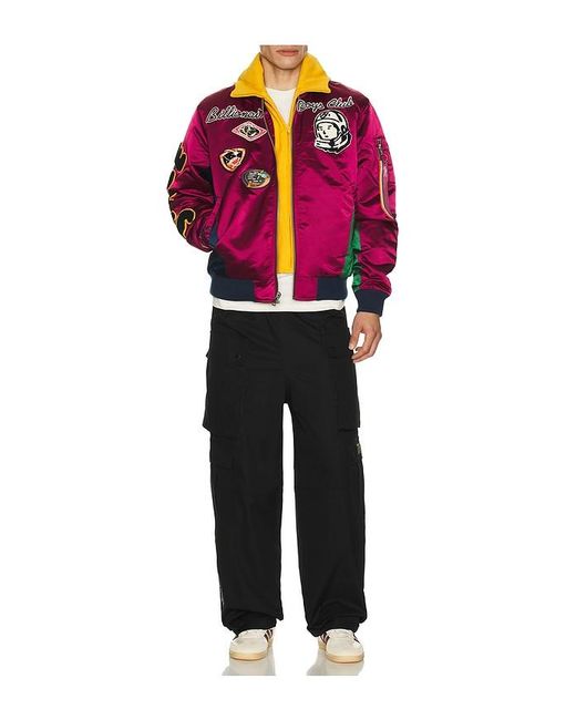 BBCICECREAM Pink Space Suit Bomber Jacket for men