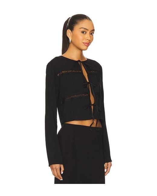 Bella Venice Camille トップ Black