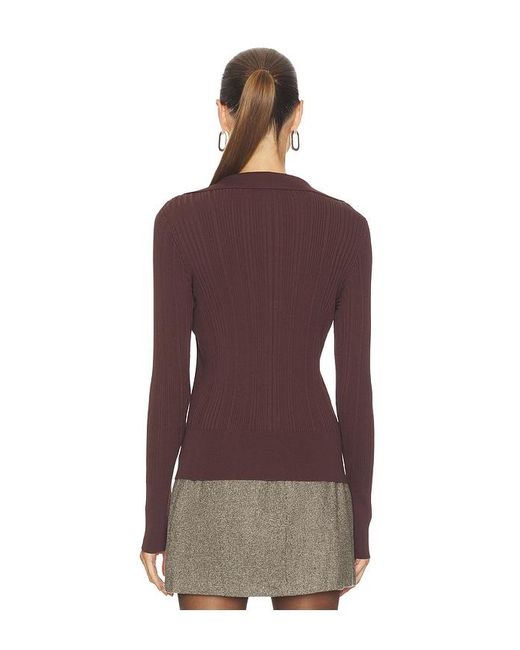 Generation Love Brown Anira Rib Top