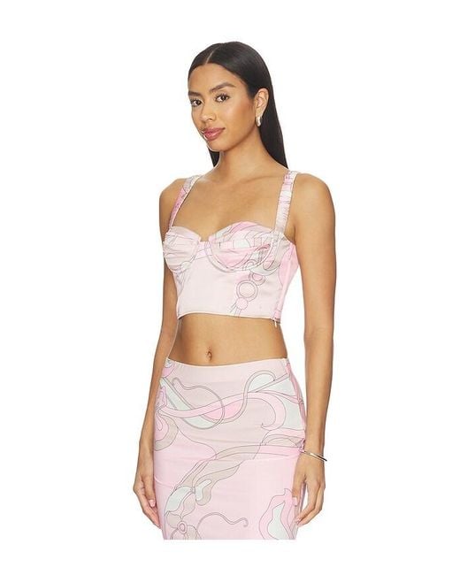 Cin Cin Multicolor Astrid Bustier Top