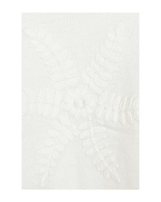 SNDY'S White Strickpullover Maja