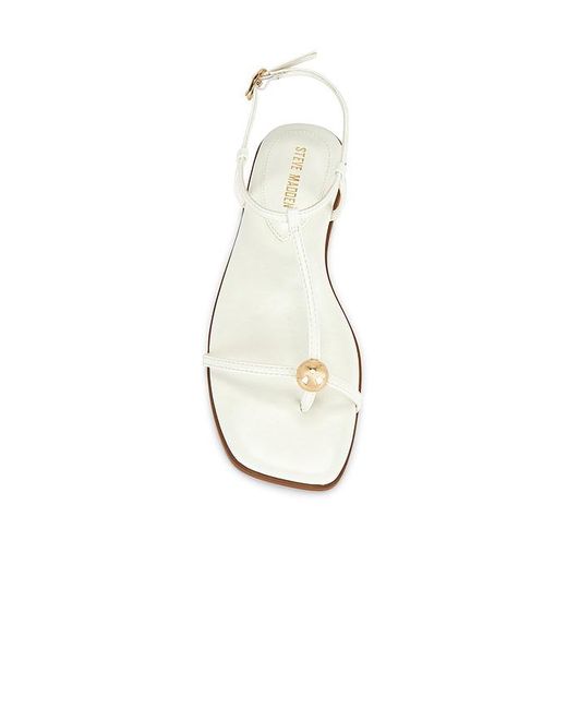 Steve Madden White Ritzy Sandal