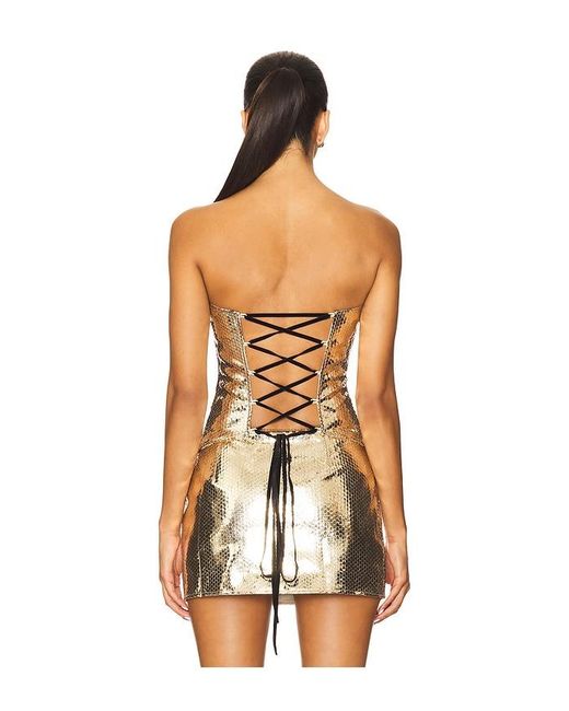 Kim Shui Metallic Ling Croc Corset