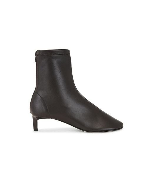 Dear Frances Black Fio Kitten Bootie
