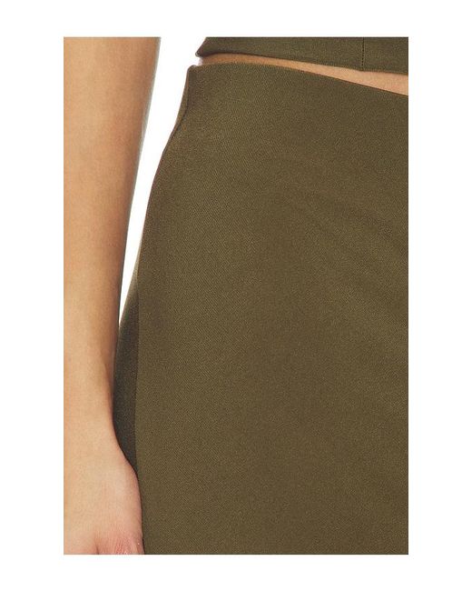 Bella Venice Green X Revolve Jessie Slip Skirt