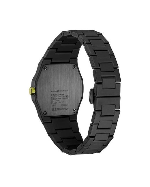D1 Milano Black Polycarbon 40.5Mm Watch for men