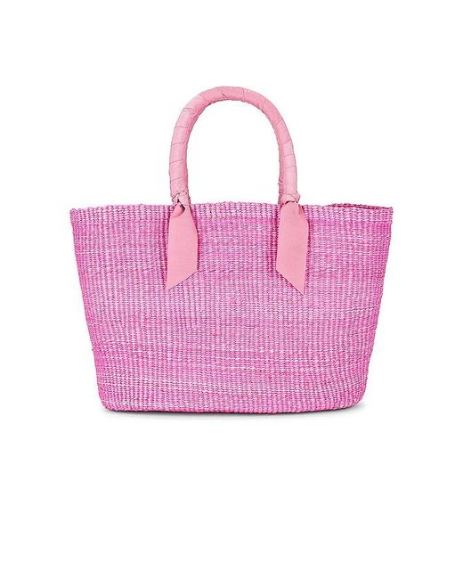 Sensi Studio Pink Maxi Basket Bag