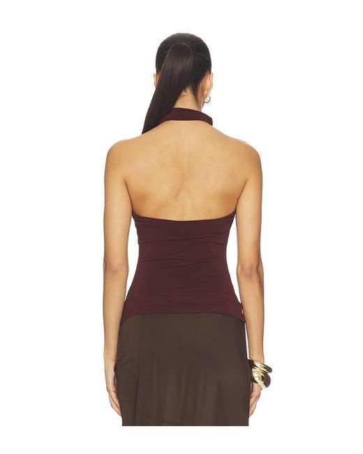 Lovers + Friends Brown Beila Top
