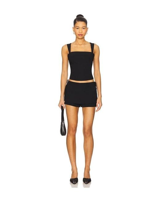 Amanda Uprichard Black Deserae Skort