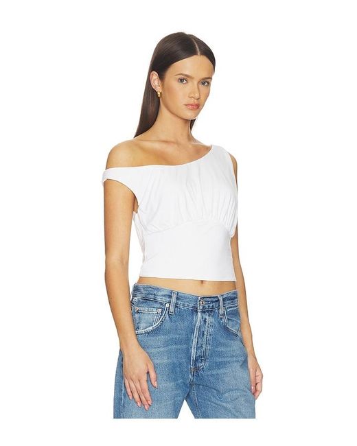 Madison The Label White Nisma Top
