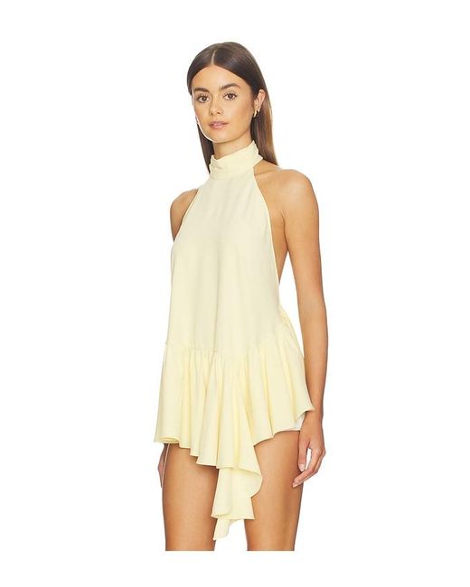 Lovers + Friends Yellow Marin Top
