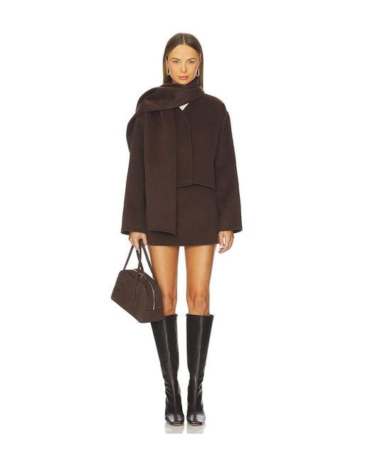 L'academie Brown 'Academie Milly Wool Jacket