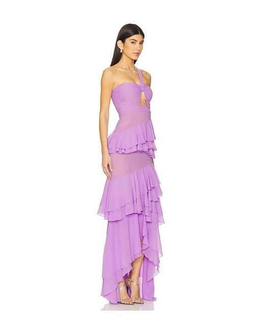 Michael Costello Ariella ドレス Purple