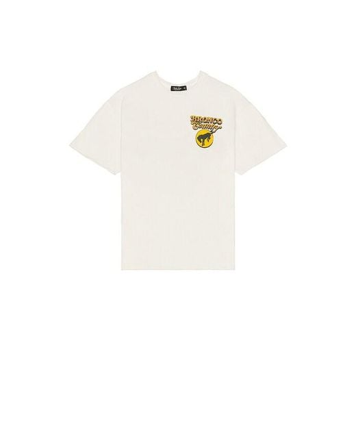 Junk Food White Bronco Country Tee for men