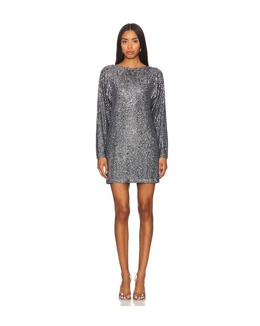 ROBE GINGER en Metallic Silver Steve Madden en coloris Gray
