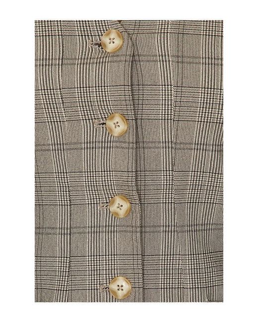 GOOD AMERICAN Multicolor Plaid Vest